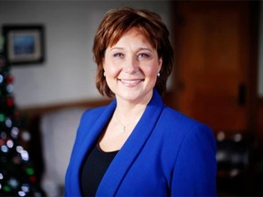 Premier Christy Clark was all smiles during her year end interviews in her office at the B.C. legislature Wednesday.