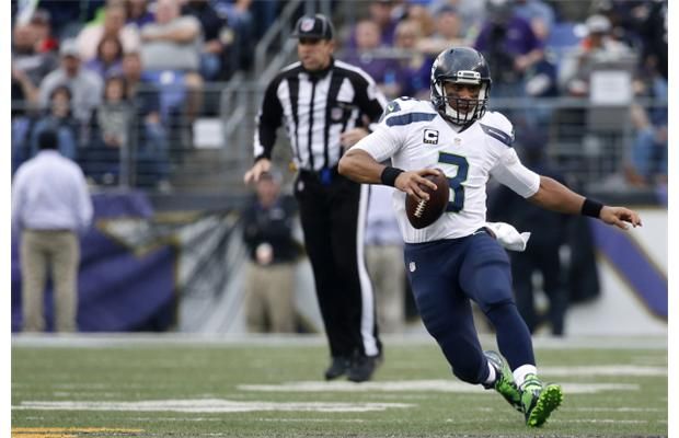 Russell Wilson throws five TD passes as the Seattle Seahawks beat