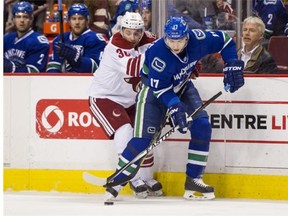 Radim Vrbata is one of the Vancouver Canucks hoping to help out on the power play against the visiting Arizona Coyotes.