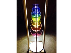 The Rainbow is one of the unique, locally crafted instruments that will be played in the performance installation City of Water, Sea of Glass Jan 29 at the Waterfall Building.