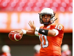 Rookie Jonathon Jennings is expected to get the start at quarterback on Sunday when the B.C. Lions play the Calgary Stampeders in the West semifinal.