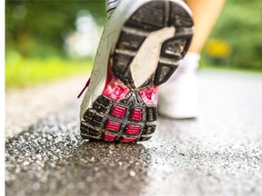 Running in the rain is just part of the West Coast experience.