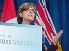 B.C.’s seniors advocate Isobel Mackenzie.