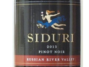 Siduri Pinot Noir 2013, Russian River, Sonoma County, California, United States.