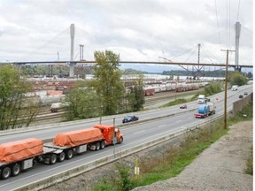 The South Fraser Perimeter Road (Hwy. 17) has been added to the existing network of roads pre-approved to handle 85-tonne loads, connecting shipping terminals on the Fraser River to Hwy 1.