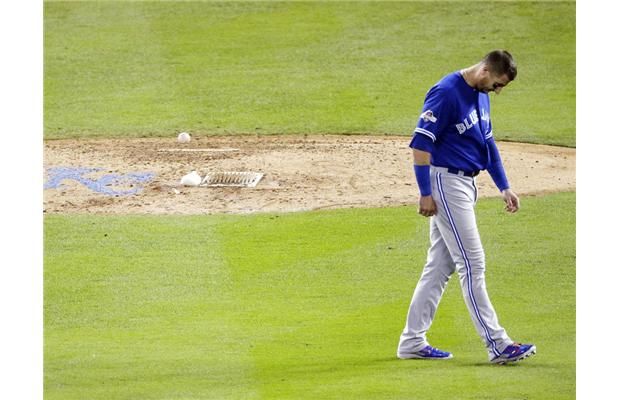 Jose Bautista trying to hold back emotions talking about being