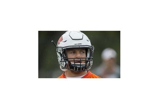 Ottawa Redblacks quarterback Henry Burris takes part in a team practice session in Winnipeg, Man., Wednesday, Nov. 25, 2015.