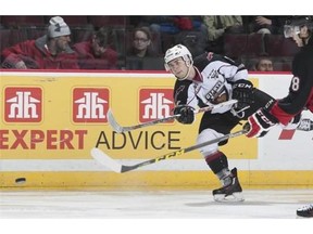 Alec Baer tallied two goals as the Vancouver Giants beat the Prince George Cougars for the second night in a row, winning 5-3 on Sunday at the CN Centre. Vancouver also got goals from Carter Popoff, David Brumm and Dmitry Osipov.