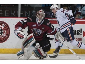 The Vancouver Giants defeated the Kamloops Blazers 4-3 in a shootout on Sunday at the Pacific Coliseum. The Giants got their goals from Trevor Cox, Chase Lang and Radovan Bondra. Cox also scored the shootout winner.