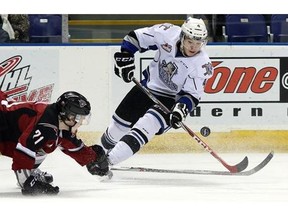 The Vancouver Giants fell 5-1 to the Victoria Royals at the Save-On-Foods Memorial Centre on Sunday afternoon. Brennan Menell scored Vancouver’s lone goal.