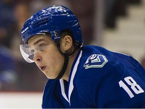 Vancouver Canucks rookie winger Jake Virtanen is back from the world junior hockey championships, where Team Canada was eliminated in the quarter-finals.
