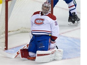 Montreal Canadiens goaltender Carey Price will be out at least a week with a lower-body injury.