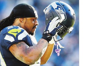 Seattle Seahawks running back Marshawn Lynch.