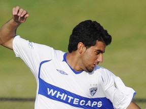 File photo: Vancouver Whitecaps player Sahil Sandhu at SFU, Burnaby