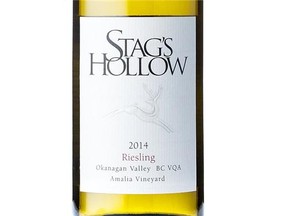 Stag’s Hollow Riesling Amalia Vineyard 2014, Okanagan Valley