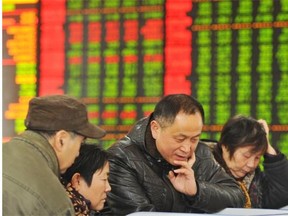 Stock market instability was a major economic news story in China this past year.