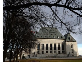 The Supreme Court of Canada in Ottawa is shown on Tuesday, April 14, 2015.