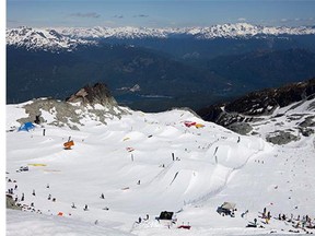 An Australian man died on Blackcomb Mountain after he crashed into a tree on his snowmobile Friday night. The 65-year-old was descending the mountain on a Canadian Wilderness Adventures evening snowmobile tour when he lost control of the machine and hit the tree at about 11 p.m., according to the tour company.