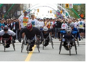 Vancouver Sun Run Wheelchair division