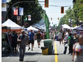 Annual car free day on Commercial Drive brings out the crowds  in Vancouver on June 21, 2015.