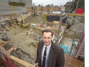 Curtis Scott, manager, market intelligence for Colliers International in Vancouver, at The Duke on East 11th Avenue in Vancouver.