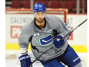 Winger Chris Higgins plays his first NHL regular season game Wednesday against the Pittsburgh Penguins.