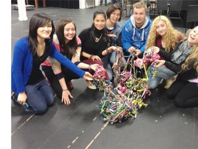 Work Experience students at Vancouver Opera. Now VO has gone one step further by setting up a performance academy for teenagers with the Delta school district.