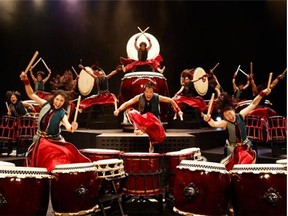 Yamato Drummers of Japan present Bakuon Feb. 6, at Queen Elizabeth Theatre.