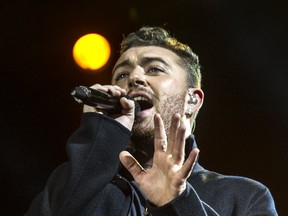 Squamish Valley Music Festival in Squamish, B.C. on August 7, 2015. Sam Smith performs for the ecstatic crowd. (Steve Bosch / PNG staff photo