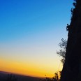 What a stunning scene to watch the sun set  over the Southern Portuguese countryside as we climbed until dark.