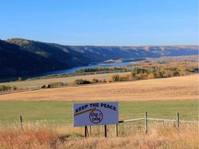 The Site C dam project.