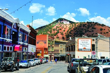 Main Street in Bisbee is a funky blend of galleries, shops and restaurants. And not a franchise in sight!