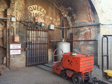 The entrance to the Queen Mine tour, a must-do when visiting the town of Bisbee.