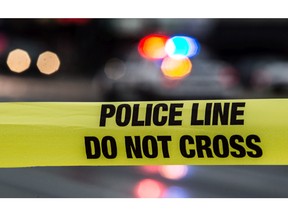 Police in Abbotsford are investigating a Saturday morning shooting that sent one man to hospital and his car off the road.