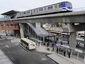 TransLink says a track issue on SkyTrain's Canada Line is causing reduced service this morning.