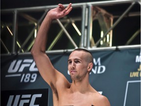 Canadian Rory MacDonald returns to action for the first time since his epic championship encounter with Robbie Lawler last summer at UFC 189. — The Canadian Press files