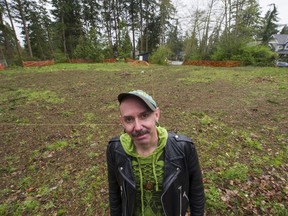 Neil Fernyhough is trying to create a community garden on private land in Surrey.