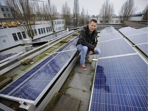 Bryan Ward has spent thousands of dollars installing solar panels on his roof, among other energy-saving installations, and now it appears the city is allowing a building across the street to exceed height restriction by 50 per cent, which will block significant sun to his solar panels.