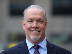 File: NDP leader John Horgan in Vancouver, BC., December 3, 2015.