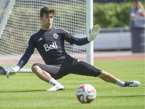 Whitecaps keeper Marco Carducci is a member of the Canada U-20 squad that will play a friendly away to England on Sunday. — Arlen Redekop/PNG files