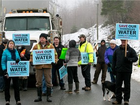 Residents of the Shawnigan Lake area have been campaigning for years to protect their drinking water. — Victoria Times Colonist