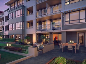 An artist's rendering shows the amenity space at Westbourne Residences in New Westminster, a new project by Jago Development Inc.  (Handout for Westcoast Homes.)  [PNG Merlin Archive]