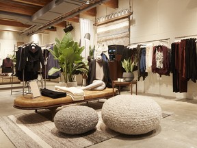 Aritzia has recently expanded its footprint on Robson Street in Vancouver. A view at the Wilfred boutique.