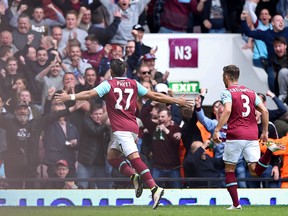 West Ham hosts Arsenal in the Premier League's early game on Saturday, as the Hammers continue their drive to break into the top four.
