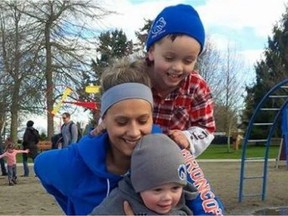 West Shore RCMP officer, 32-year-old Constable Sarah Beckett was killed at 3:30 a.m. April 5 when her police cruiser was t-boned by a pick-up truck at a major intersection in Langford on Vancouver Island. She leaves behind her husband and two young children.