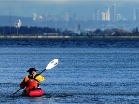 Vancouver Sun reporter Larry Pynn kayaked Metro Vancouver's coastline to study the terrain from the waterfront.