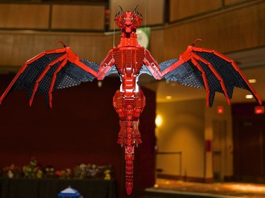 LEGO creations on display at the   BrickCan Lego Convention April 21, 2016. The exhibition runs April 21-24, 2016.  [PNG Merlin Archive]