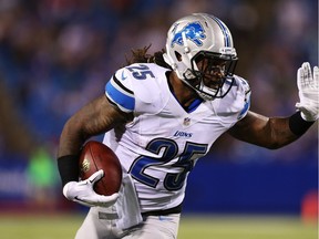 Mikel Leshoure with the Detroit Lions during the 2014 National Football League season.
