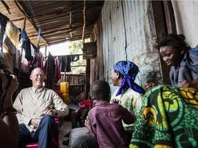 Dr. Paul Farmer visits an Ebola survivor and her family in Sierra Leone.