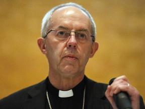 The Archbishop of Canterbury, Justin Welby has discovered his real father was Winston Churchill's private secretrary.
